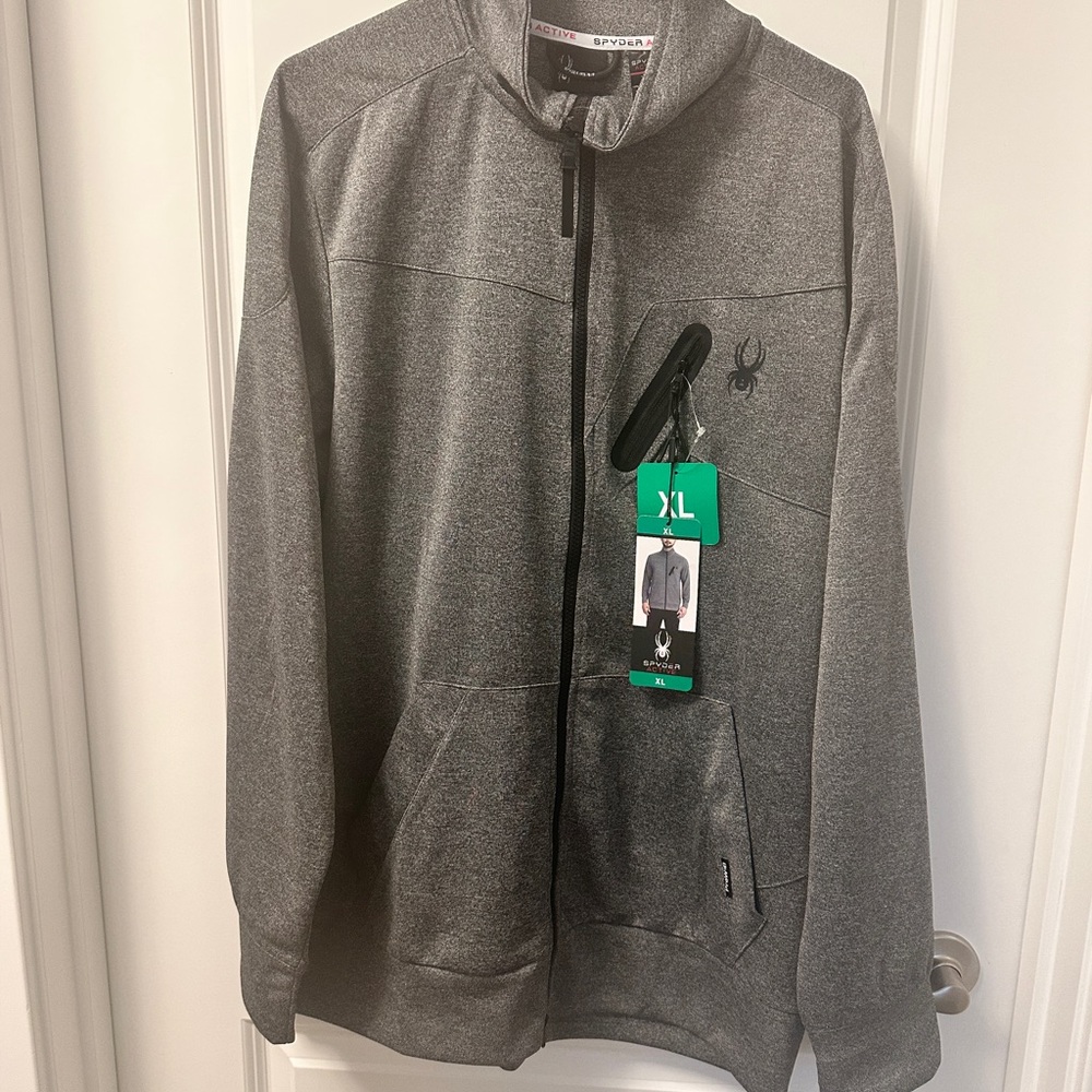 Spyder Men's Gray Performance Jacket